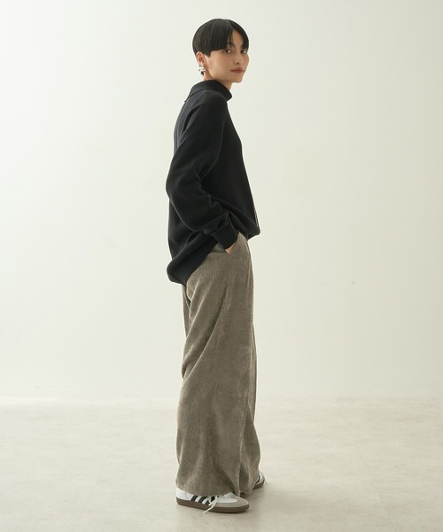 「AMERICAN HOLIC」 長袖ニット L ブルー レディース_画像9