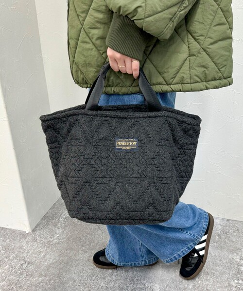 PENDLETON コラボ　ブラック トートバッグペンドルトン PENDLETON（ペンドルトン） トートバッグ FREE ブラック レディース