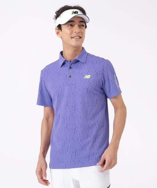 New Balance 薄紫色 ゴルフシャツ サイズ1 New Balance Golf（ニューバランスゴルフ） ポロシャツ 半袖
