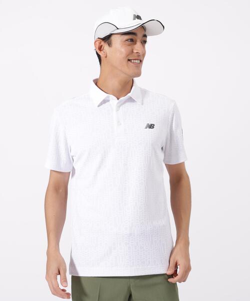 極美品　ニューバランス　ゴルフ　半袖　ポロシャツ　ロゴ　白　ホワイト　7 New Balance Golf（ニューバランスゴルフ） ポロシャツ 半袖