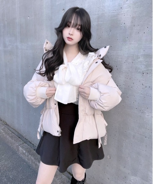 「titty＆Co. PETIT」 長袖ブラウス FREE アイボリー レディース_画像3