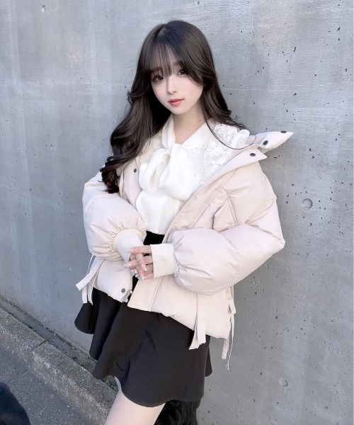 「titty＆Co. PETIT」 長袖ブラウス FREE アイボリー レディース_画像8