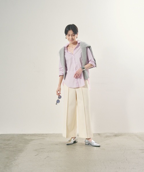 「Elura」 イージーパンツ MEDIUM ネイビー レディース_画像7