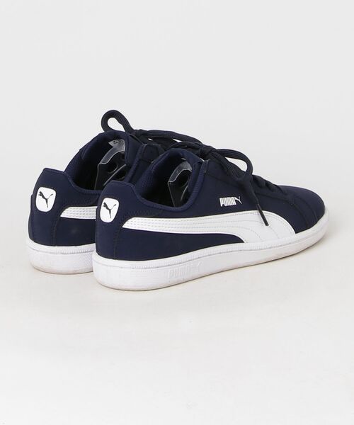「PUMA」 ローカットスニーカー 24.5cm ネイビー×ホワイト メンズ_画像2