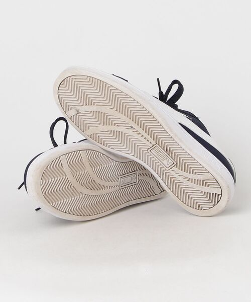 「PUMA」 ローカットスニーカー 24.5cm ネイビー×ホワイト メンズ_画像3