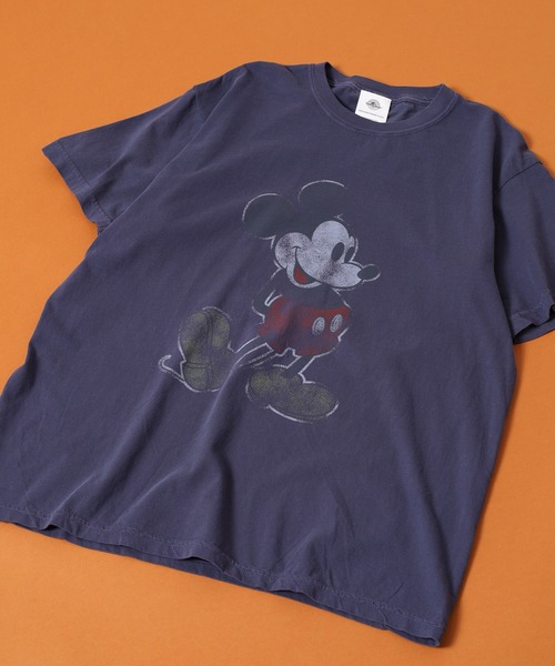 Disney（ディズニー） tシャツ MK VINTAGE PRINT TEE 半袖Tシャツ
