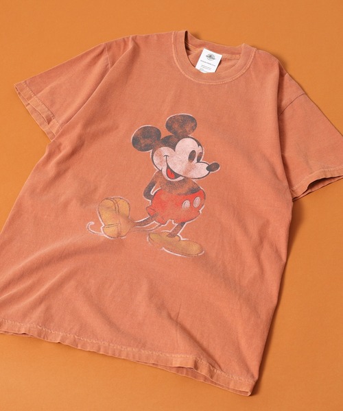 Disney（ディズニー） tシャツ MK VINTAGE PRINT TEE 半袖Tシャツ
