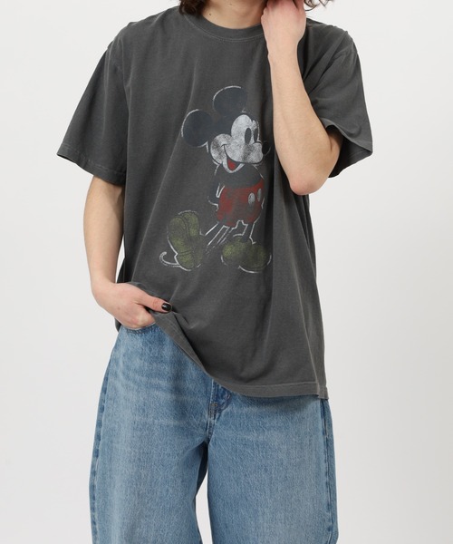 Disney（ディズニー） tシャツ MK VINTAGE PRINT TEE 半袖Tシャツ
