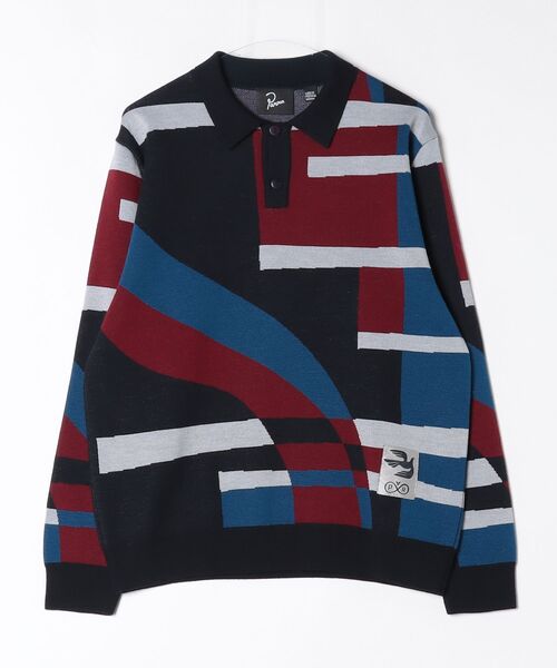 By Parra（バイパラ） セーター ニット PARRA Vertical forest knitted 