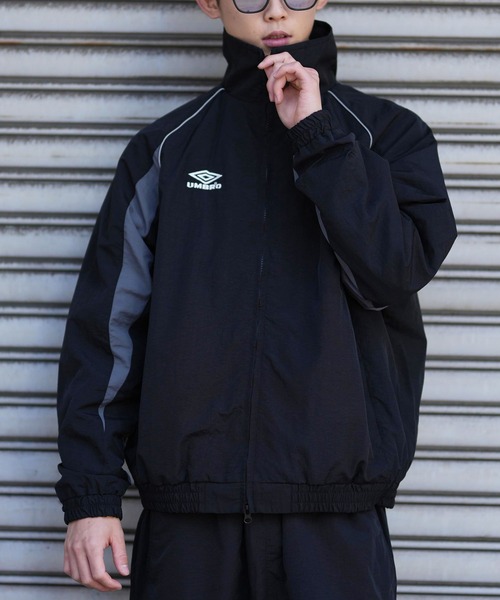 umbro（アンブロ） ナイロンブルゾン L ブラック メンズ : ZOZOTOWN
