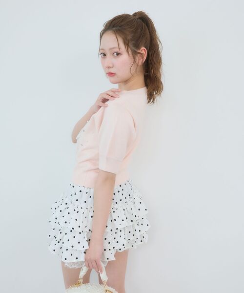 MAJESTIC LEGON（マジェスティックレゴン） スカート 裾レースバリエ