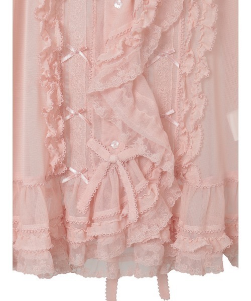 ピンクハウス❤️お花柄のチュールブラウス PINK HOUSE（ピンクハウス） ブラウス シャツ ソフトチュールブラウス