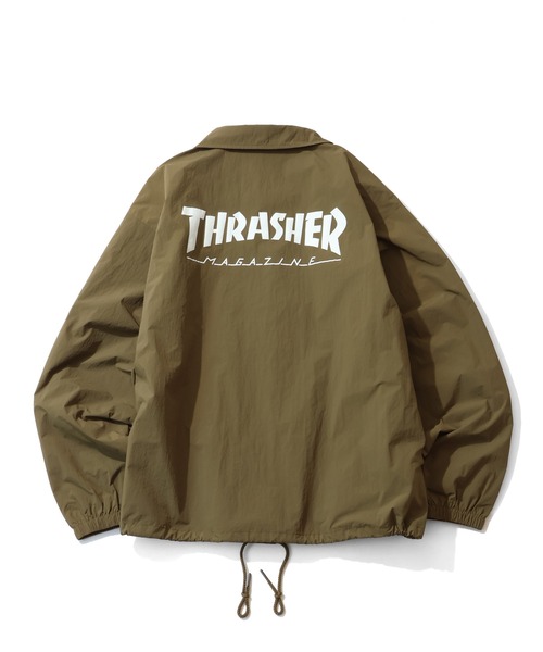 THRASHER（スラッシャー） コーチジャケット M ブラック メンズ