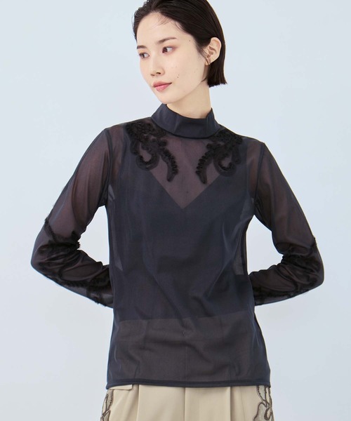 値下げ MURRAL 21ss 刺繍トップス MURAL（ミューラル） ブラウス シャツ 「MURRAL/ミューラル」別注Moon