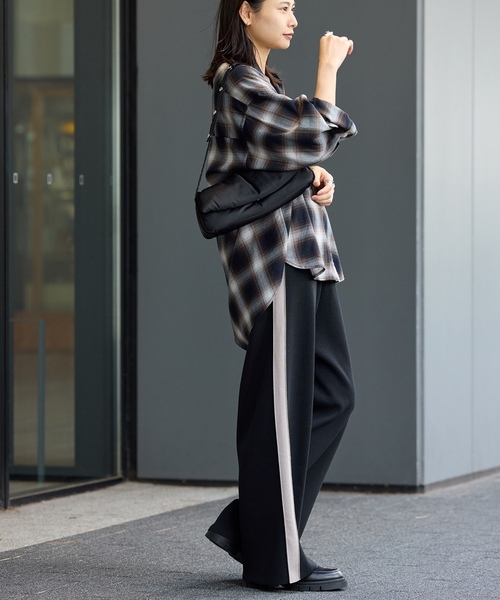 「JOURNAL STANDARD」 サルエルパンツ FREE ブラック レディースの画像