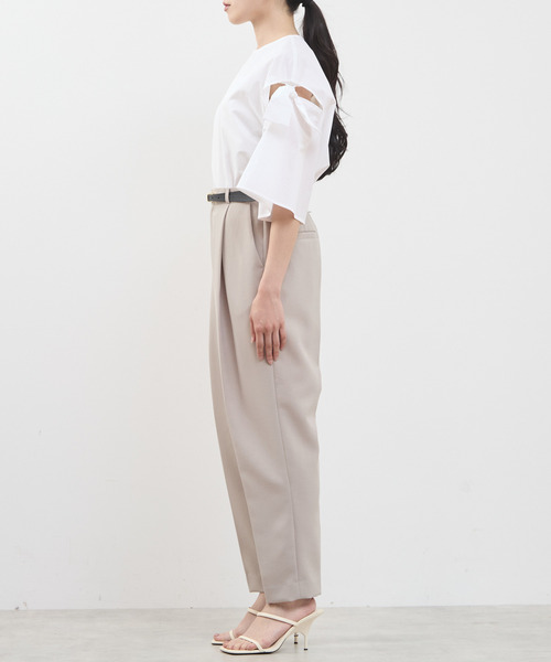Tiara（ティアラ） パンツ ペグトップパンツ レディース : ZOZOTOWN