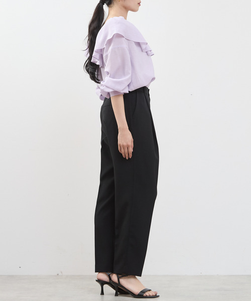 Tiara（ティアラ） パンツ ペグトップパンツ レディース : ZOZOTOWN
