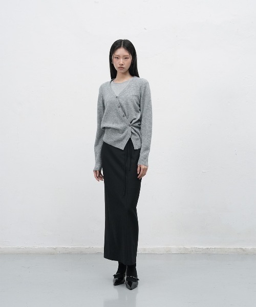「GENERAL IDEA」 ニットカーディガン L ブラウン レディース_画像6
