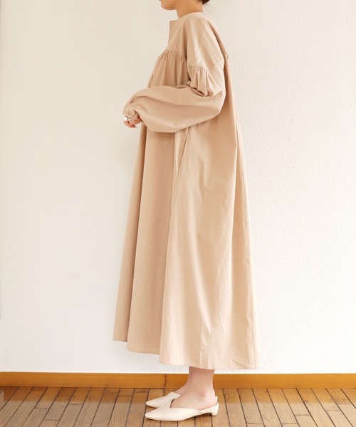 「andme」 「alma design」長袖ワンピース M グリーン系その他 レディース_画像6