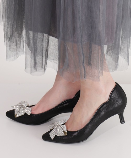 「artemis by DIANA」 パンプス 22.0cm シルバー レディース_画像6