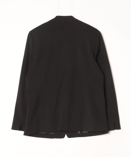 「7days Life Styling」 ノーカラージャケット LL ブラック レディース_画像2