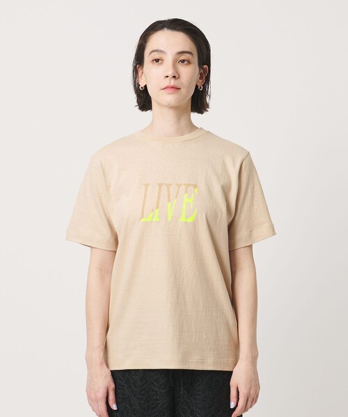 AMERICANA（アメリカーナ） tシャツ 半袖 「Americana」LIVE プリント