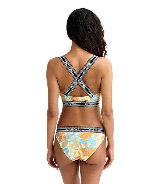 BILLABONG（ビラボン） 水着 水着 ビキニ 花柄 ロゴ HIGH NECK SURF