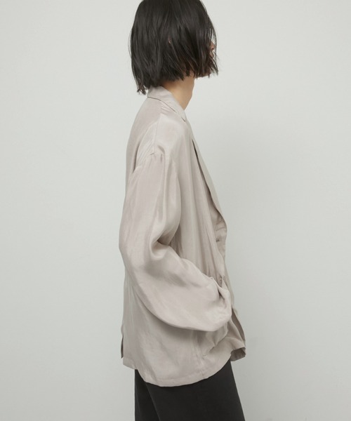 今期LA PEAU DE GEM 2way nylon work overall 2way drape jacket – LA 