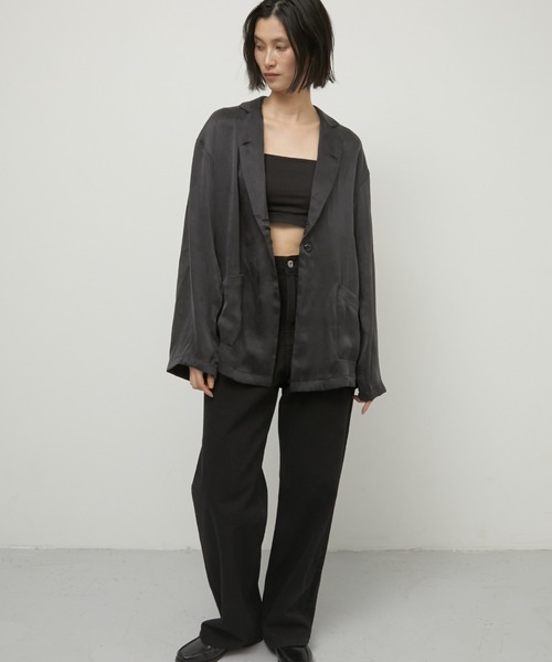 今期LA PEAU DE GEM 2way nylon work overall 2way drape jacket – LA 