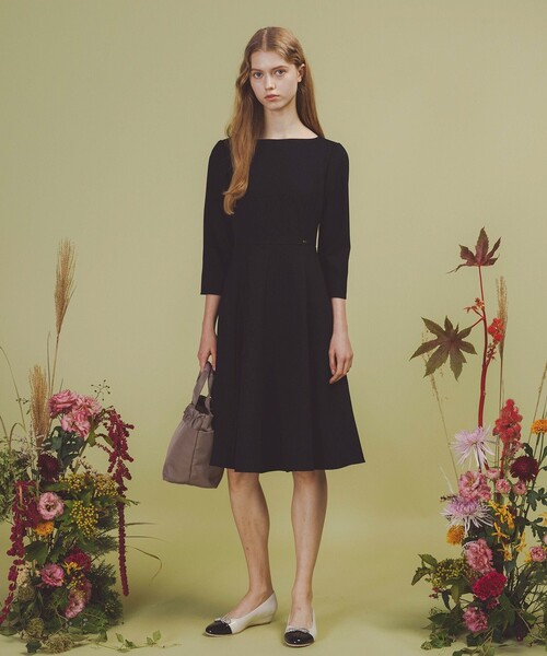 TOCCA（トッカ） 7分袖ワンピース 00 ピンク レディース : ZOZOTOWN