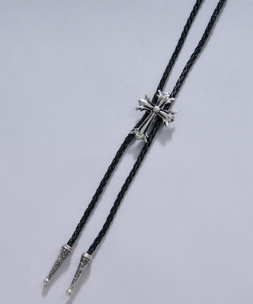 Ellno Loset（エルノロゼット） ネックレス cross motif loop tie