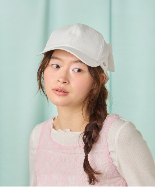 「kaorinomori」 キャップ FREE ホワイト レディース_画像2