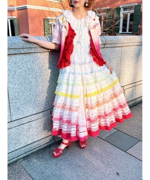 スカート かき氷グラデーションスカートの画像