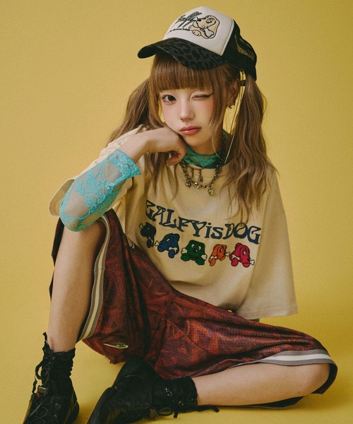 GALFY（ガルフィー） メッシュキャップ キャップ 帽子 メンズ ギャルと