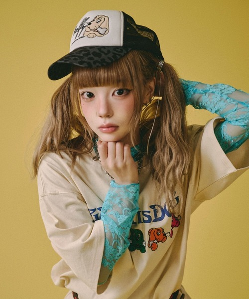 BOY プロフィール必読 メッシュキャップ 帽子 超美品 極上品 レア GALFY（ガルフィー） メッシュキャップ キャップ 帽子 メンズ ギャルと