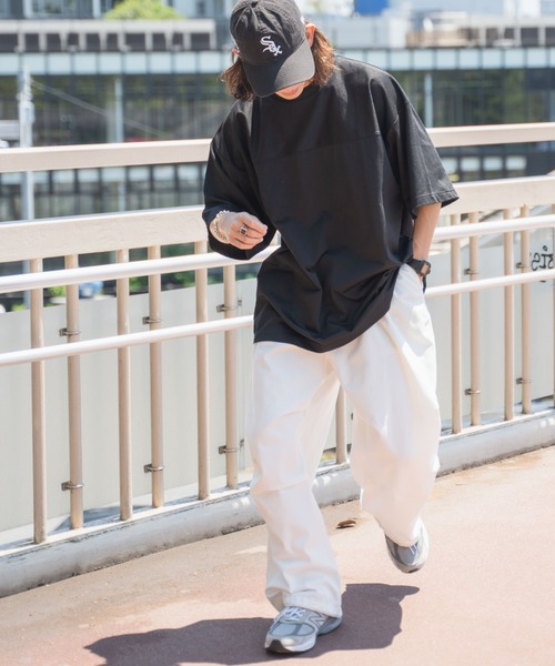 「WEGO」 「Sunday skate club」半袖Tシャツ LARGE ブラック メンズ_画像3