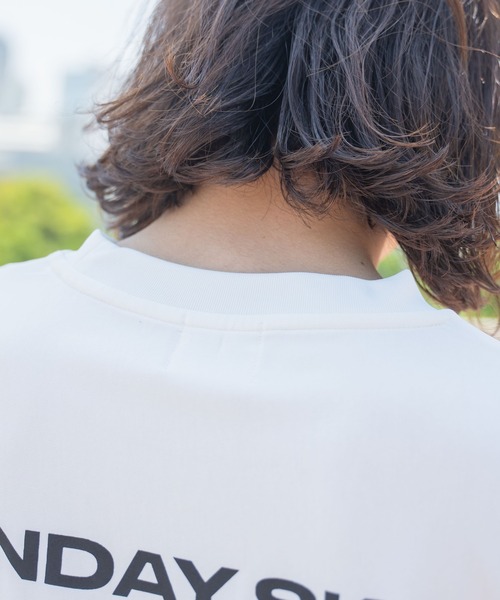 「WEGO」 「Sunday skate club」半袖Tシャツ LARGE ブラック メンズ_画像6