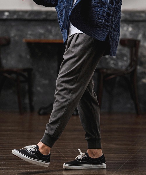 パンツ mp15106-Brushed Tuck Slub Jogger Pants ジョガーパンツ(A71326cmb) メンズの画像