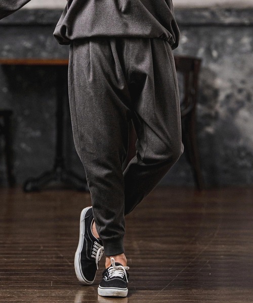 パンツ mp15106-Brushed Tuck Slub Jogger Pants ジョガーパンツ(A71326cmb) メンズの画像