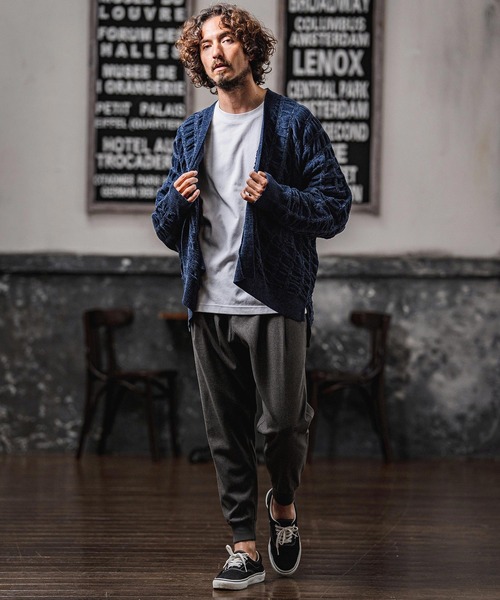 パンツ mp15106-Brushed Tuck Slub Jogger Pants ジョガーパンツ(A71326cmb) メンズの画像