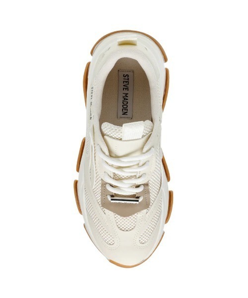 「STEVE MADDEN」 ローカットスニーカー 8.5 ブラック×ホワイト レディース_画像5