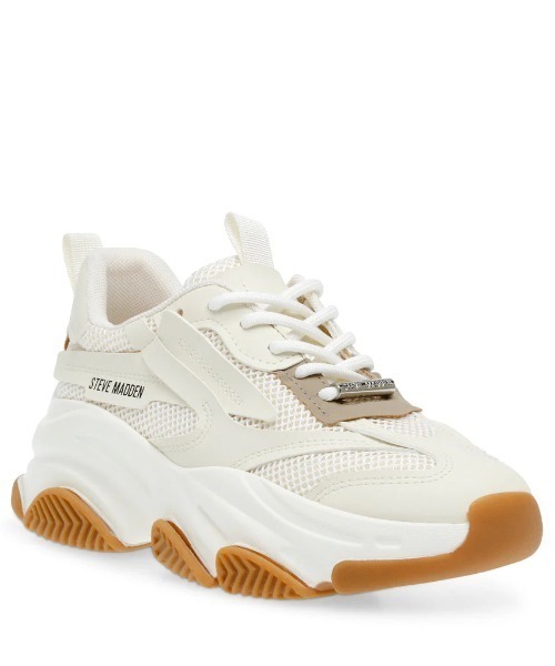 「STEVE MADDEN」 ローカットスニーカー 8.5 ブラック×ホワイト レディース_画像7