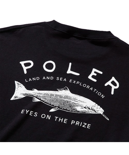 「POLeR」 スウェットカットソー LARGE グリーン メンズ_画像7