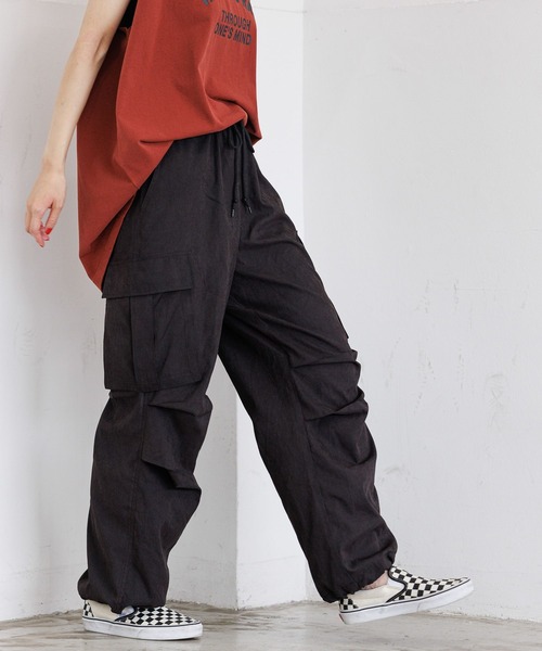 「PBLIM」 カーゴパンツ MEDIUM カーキ レディース_画像5