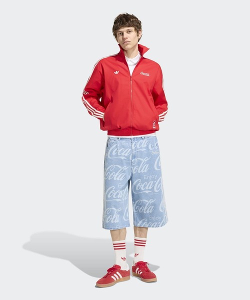 adidas（アディダス） ハーフパンツ ジーンズ 短パン コカ・コーラ