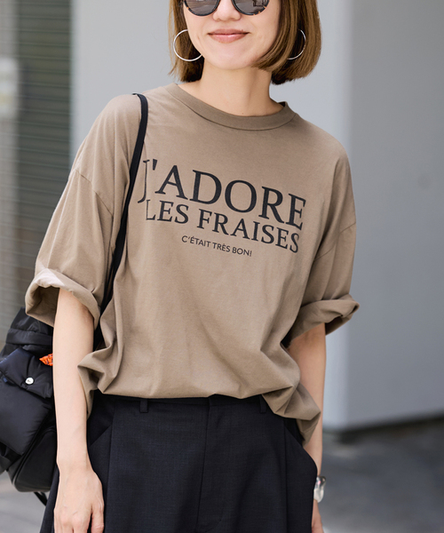 tシャツ 「WEB限定 / 追加」フレンチロゴTシャツ 3 レディースの画像