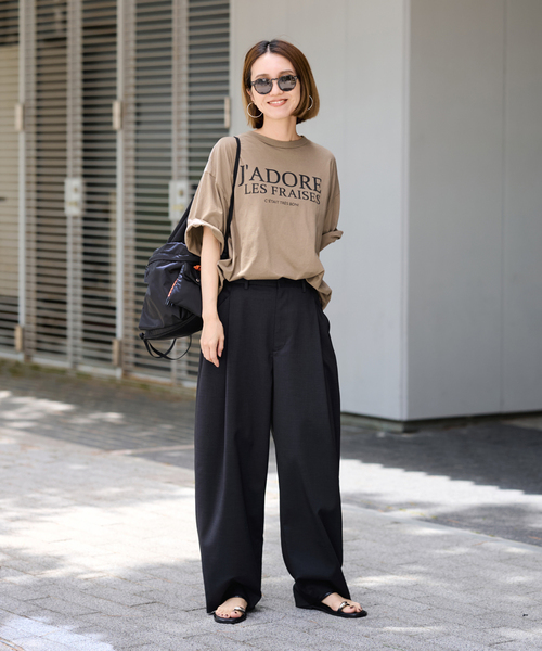 tシャツ 「WEB限定 / 追加」フレンチロゴTシャツ 3 レディースの画像