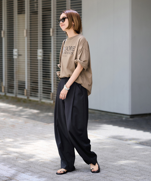 tシャツ 「WEB限定 / 追加」フレンチロゴTシャツ 3 レディースの画像