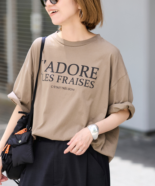 tシャツ 「WEB限定 / 追加」フレンチロゴTシャツ 3 レディースの画像