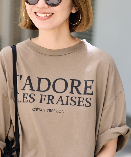 tシャツ 「WEB限定 / 追加」フレンチロゴTシャツ 3 レディースの画像